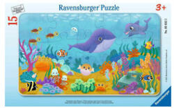 Ravensburger Puzzle 15 db - Állat külyök a víz alatt (5632)