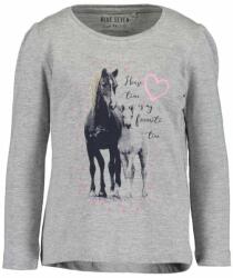 Blue Seven póló szíves lovas szürke rózsaszín 2-3 év (98 cm) - mall