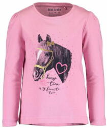 Blue Seven póló szíves lovas rózsaszín 18-24 hó (92 cm) - mall