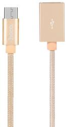 hoco. - UA3 OTG kábel USB-C 20cm hosszú - arany