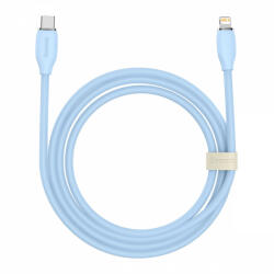  USB Type-C Lightning töltőkábel Baseus Jelly 20W 2M - Kék