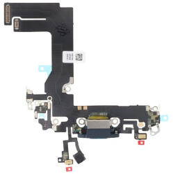 Apple iPhone 13 Mini 5.4 töltő csatlakozós flex kábel, átvezető fólia, kék OEM