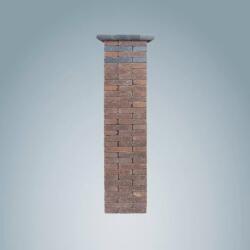 Barabás Téglakő Barabás Kerítés Pillér 36x36x160cm, fahéj