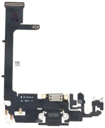  tel-szalk-1929705929 Apple iPhone 11 Pro töltőcsatlakozó port, flexibilis kábel / töltőcsatlakozó flex fekete (tel-szalk-1929705929)