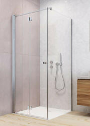 Radaway EOS KDJ B szögletes zuhanykabin 100x80 cm, átlátszó üveg, balos kivitel, króm profil 1374430101L (137443-01-01L)