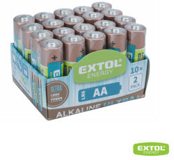 Extol Energy Alkaline Ultra+ ceruzaelem (alkáli) AA/LR6 (1.5 V) 20 db/cs (42013)
