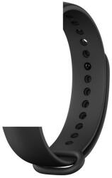 DEVIA ST350320 Devia Deluxe Sport Xiaomi Mi Band 5/ Mi Band 6 óraszíj, szilikon, fekete (ST350320)