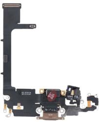  tel-szalk-1929705927 Apple iPhone 11 Pro töltőcsatlakozó port, flexibilis kábel / töltőcsatlakozó flex arany (tel-szalk-1929705927)