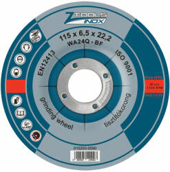 Z-tools Inox tisztítókorong 115x6, 5x22, 2 WA24Q-BF (010203-0090)
