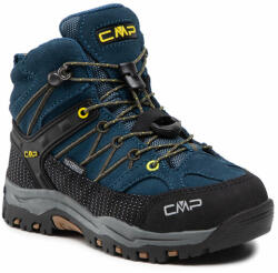 CMP Bakancs CMP Kids Rigel Mid Trekking Shoe Wp 3Q12944 Blue Ink/Yellow 10MF 28