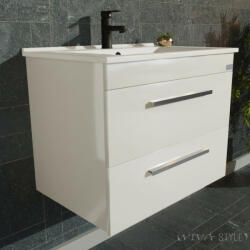 TMP cabinets VIVA 65 fali függesztett fürdőszobabútor 65 cm Sanovit Atria 9065 porcelán mosdókagylóval (00400156) - globalvivamarket
