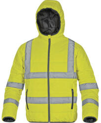 Delta Plus Doonhv munkavédelmi jólláthatósági kabát sárga színben (DOOHVJAXG)