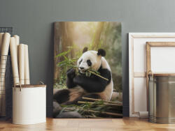  Ai Generált Állatos Vászonkép - Éhes Panda (891866)