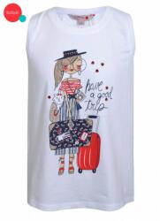 boboli Csinos póló/felső utazó kishölgy strasszokkal 8 év (128 cm) - mall