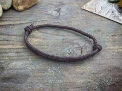 R. M. ékszer Szerénység barna paracord gyerek karkötő (18988RM)