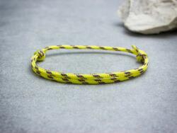 R. M. ékszer Sugallat sárga paracord karkötő (19037RM)