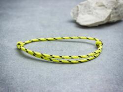 R. M. ékszer Egy esély sárga paracord gyerek karkötő (19064RM)
