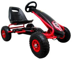 R-Sport Kart cu pedale gokart, 3-7 ani, roti gonflabile, g4 r-sport - negru (EDIHP-003DNEGRU) - bekid