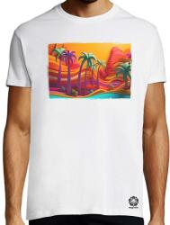 Magnolion Pálmák papírművészet v2 póló