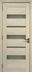 Rocco üveges világos tölgy színű beltéri ajtó tokkal (80) 87-91*206 cm szükséges kávaméret (Rocco_glassy_door)