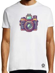 Magnolion Vintage fényképezőgép v3 póló