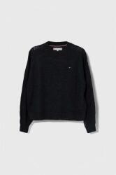 Tommy Hilfiger gyerek gyapjú pulóver sötétkék, könnyű - sötétkék 140