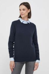 Tommy Hilfiger gyapjú pulóver könnyű, női, sötétkék - sötétkék XS - answear - 38 990 Ft