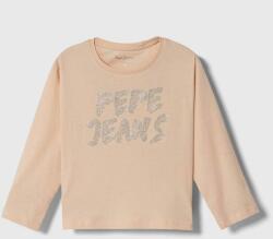 Pepe Jeans gyerek pamut hosszú ujjú felső rózsaszín - rózsaszín 152