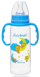 Baby Bruin BB 240 ml PP fogantyús cumisüveg- kék