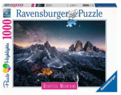 Ravensburger Puzzle 1000 db - Drei Zinnen, Dolomitok (17318)