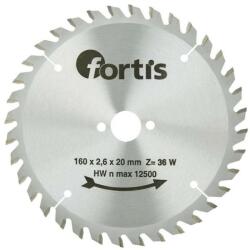 Fortis Panza fierastrau circular 160x2.8x20mm Z36W, Fortis (4317784784733) - bricolaj-mag