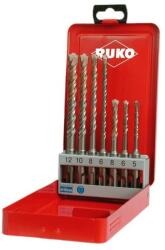 RUKO Set 7 burghie SDS+. 5-12mm, Ruko (205246) - bricolaj-mag