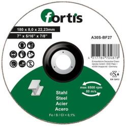 Fortis Disc de polizat otel 180x8.0mm, Fortis (4317784704878) - bricolaj-mag