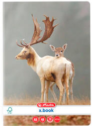 Herlitz Caiet A5 Herlitz, 48 file, 70g/mp, velin, colturi rotunjite, Motiv animals (9492470)