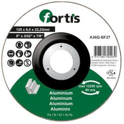 Fortis Disc de polizat pentru aluminiu, nemetale 125x6.0mm, Fortis (4317784704939) - bricolaj-mag