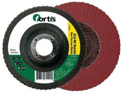 Fortis Disc abraziv lamelar pentru aluminiu 125mm, K80 forma arcuita, Fortis (4317784705011) - bricolaj-mag