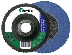 Fortis Disc abraziv lamelar pentru inox 125mm, K60 forma arcuita, Fortis (4317784705134) - bricolaj-mag