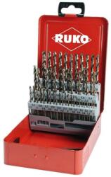 RUKO Set 50 burghie metal Ø 1.0-5.9 mm DIN 338, HSSE-Co 5 cutie metal, Ruko (215217) Burghiu
