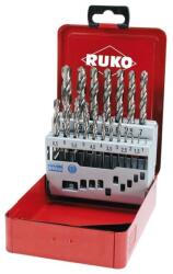 RUKO Set burghie DIN338 HSS-G executie stanga 1-10mm/ 19 buc, Ruko (214214LI) Burghiu