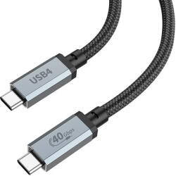hoco. US05 USB-C Thunderbolt 3 100W kábel fekete