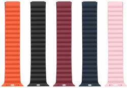 XO BT01B mágneses szilikon óraszíj Apple Watch 42/44/45 mm (Rózsaszín)