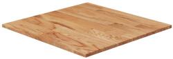 vidaXL Blat masă pătrat maro deschis 40x40x1, 5cm lemn stejar tratat (343000)
