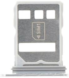  tel-szalk-19296914469 Huawei P60 Pro ezüst SIM kártya tálca (2 SIM kártyás telefonokhoz) (tel-szalk-19296914469)