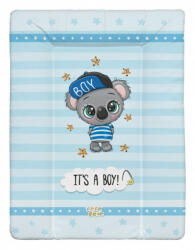  Babastar puha pelenkázó lap 50*70 cm - It's a boy ! koala kék - babyshopkaposvar