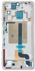 tel-szalk-1929706110 Xiaomi Poco F4 GT ezüst előlap LCD keret, burkolati elem (tel-szalk-1929706110)