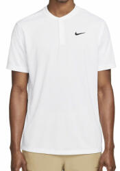 Nike Férfi teniszpolo Nike Men's Court Dri-Fit Blade Solid Polo - white/black
