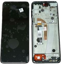 Motorola NBA001LCD1011200276674 Gyári Motorola moto g100 fekete LCD kijelző érintővel kerettel előlap (NBA001LCD1011200276674)