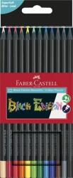 Faber-Castell Színes ceruza készlet, háromszögletű, FABER-CASTELL "Black Edition", 12 különbözõ szín (12 db) (TFC116412)