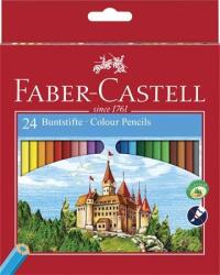 Faber-Castell Színes ceruza készlet, hatszögletű, FABER-CASTELL "Classic", 24 különbözõ szín (24 db)