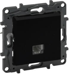 Legrand Niloé Step 863555 1xRJ11 csatlakozóaljzat, fekete (Legrand 863555) (863555)